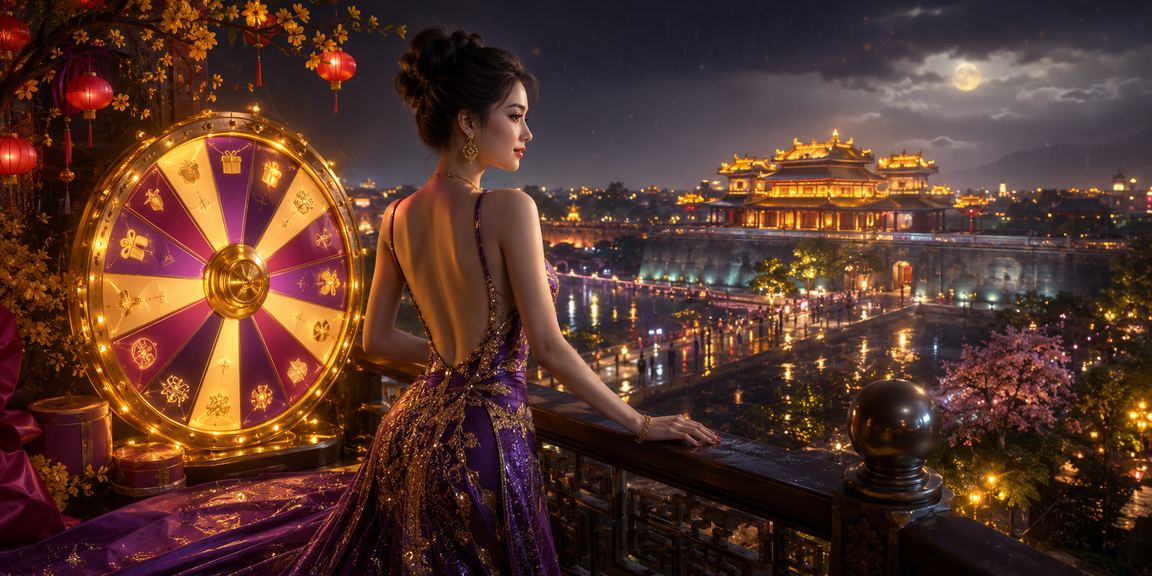 Khung cảnh chơi roulette lễ hội tết tại Huế